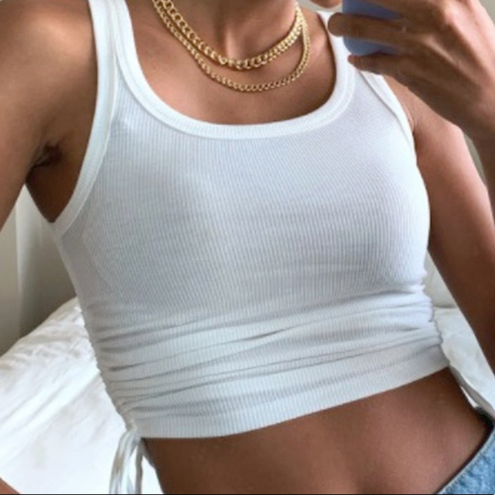 Princess polly madelyn white tank top